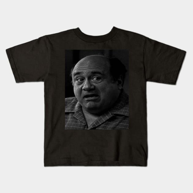 Retro DeVito Kids T-Shirt by Defective Cable 